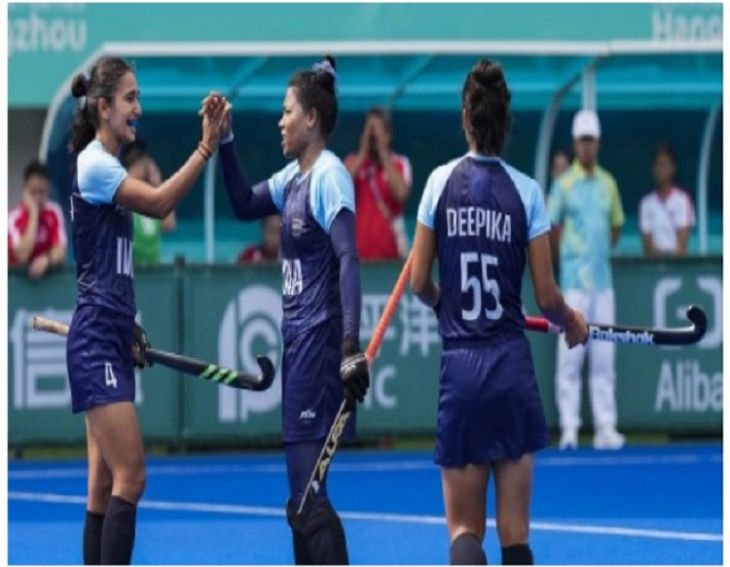 India's Women's Hockey Team Advances to Asian Games Semifinals with a Dominating Win