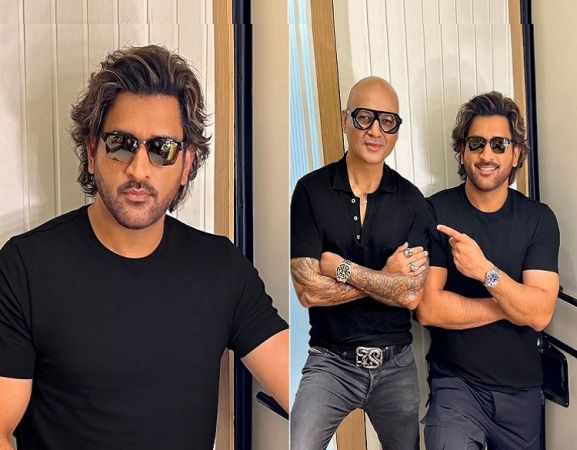 Mahendra Singh Dhoni's Iconic Hairstyle Revival Creates Buzz in Fashion and Among Netizens