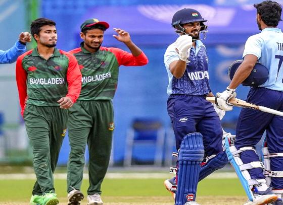 India Secures Thrilling Victory Over Bangladesh In Asian Games Cricket Semi-Final
