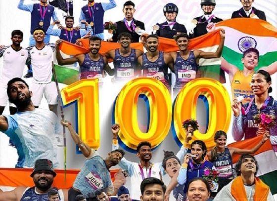 Historic Triumph For India At The 2023 Asian Games With 100 Medals!