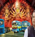 Seamless All-Night Bus Service Ensures Smooth Durga Puja Commute in Kolkata!