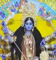 পান্তাভাত, কচুশাক, ডালের বড়ায় সন্তুষ্ট নীল দুর্গা