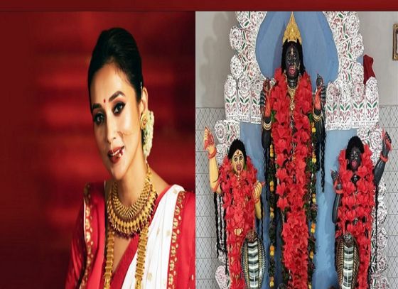 Bengali Actress Mimi Chakraborty's Ancestral Kali Puja Embraces Change After 300 Years!