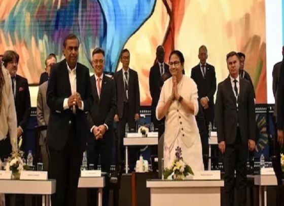 Reliance Industries Chairman Mukesh Ambani Unveils Bold Investment Plans At Bengal Global Business Summit in Kolkata