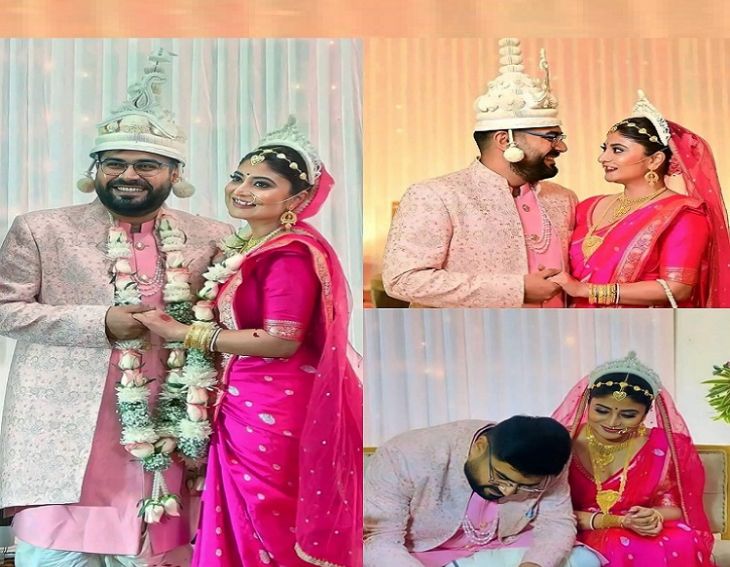 Sandipta-Soumya Tied The knot In The True Bengali Traditional Way On Thursday