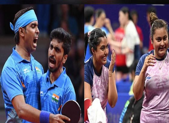 Historic Achievement For Indian Table Tennis! Both Men And Women Teams Qualify For The First Time In Olympics