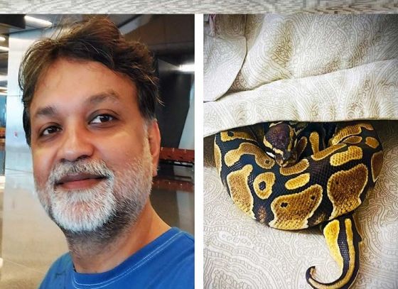 Director Srijit Mukherji Brings A Python Home As A Pet! Do You Know What She Eats?