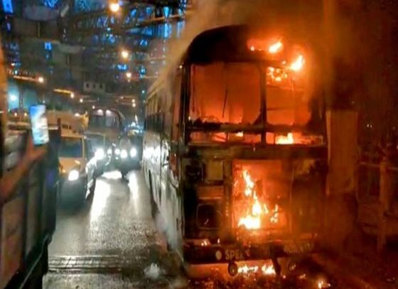 Spate Of Fires Engulfs Moving Buses In Kolkata Streets, Safety Concerns Mount In Sweltering Heat
