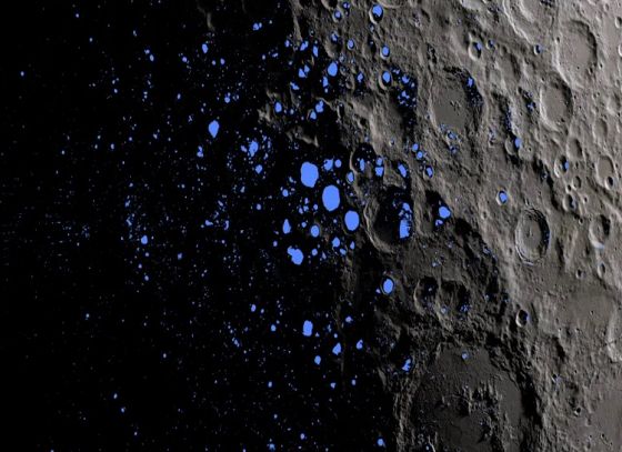 Scientists Discover Vast Amounts Of Water On The Moon's Surface!