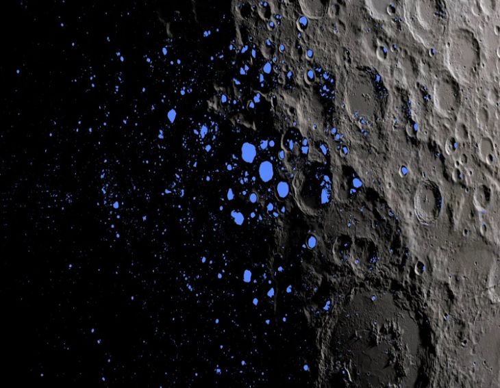 Scientists Discover Vast Amounts Of Water On The Moon's Surface!