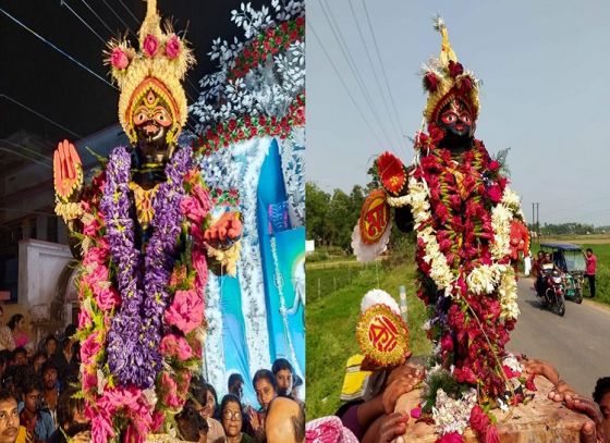 কালী কথা: মহিন্দর শ্মশানকালী, পুজো শেষে মা নিজে হেঁটে জলে নেমে যান!