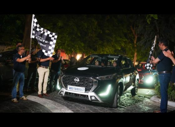 Heritage Night Drive: Nissan Motor India organised a ‘Heritage Night Drive’ for women on Poila Boishakh