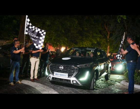Heritage Night Drive: Nissan Motor India organised a ‘Heritage Night Drive’ for women on Poila Boishakh