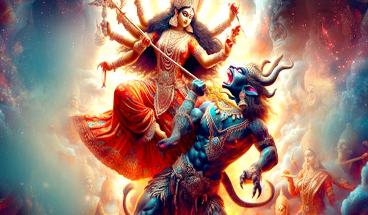 Stotra of Devi Mahamaya by Brahma, Vishnu, and Maheshwar