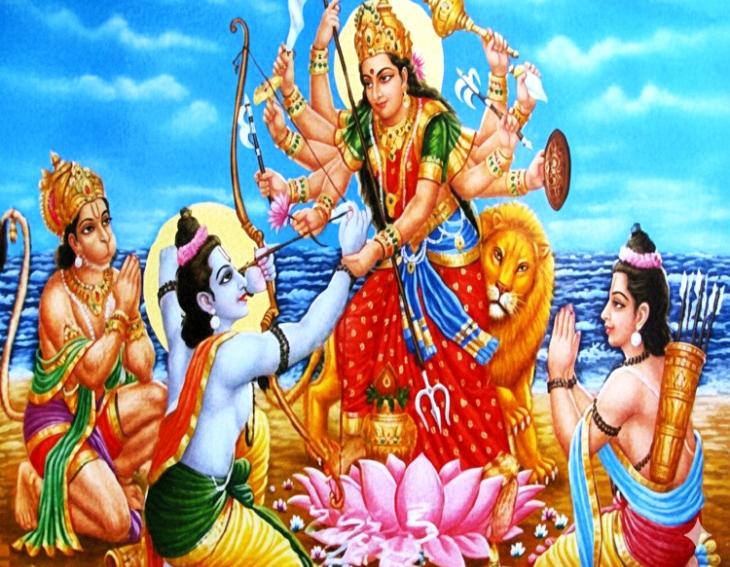 রাবণ বধের আগে রামচন্দ্র কেন ও কীভাবে দুর্গা পুজো করেছিলেন?