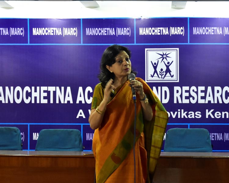 Dr Anamika Sinha, director of MVK