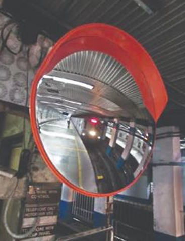 Metro Railway installs convex mirrors in platforms - Jiyo Bangla