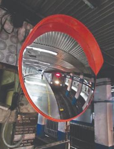 Metro Railway installs convex mirrors in platforms - Jiyo Bangla Metro Railway installs convex mirrors in platforms - Jiyo Bangla
