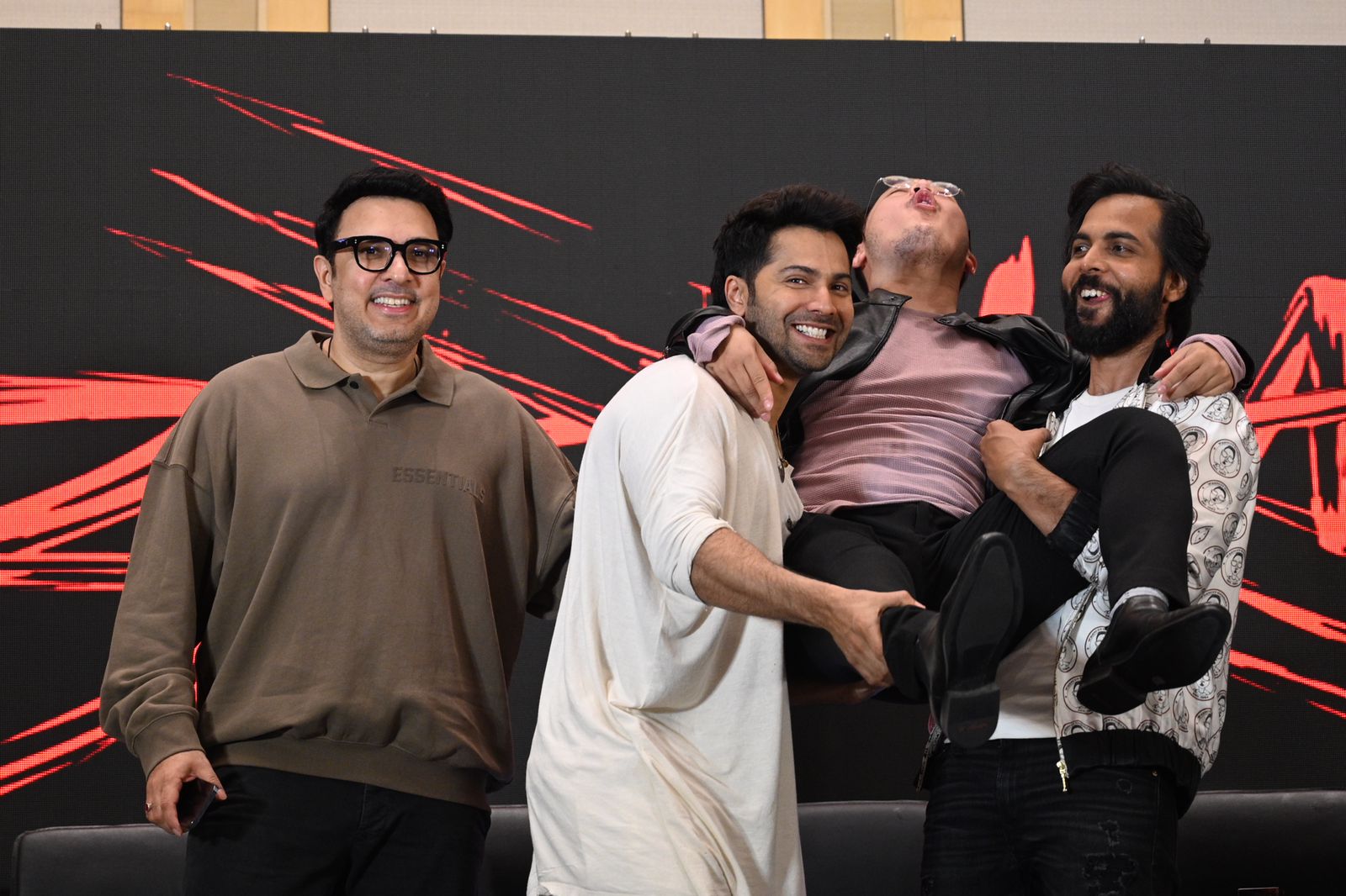 Promotion of upcoming Bollywood film Bhediya held at ITC Royal Bengal, Kolkata_13