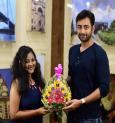 Actor Rahul Dev Bose interacts with Jiyo Bangla